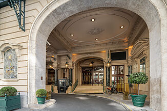 Entrance area of the Hotel InterContinental Le Grand in Paris.
