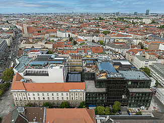 Aerial view of Kalle in Neukölln