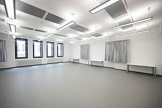 Rehearsal room in the Haus der Musik in Siegen.