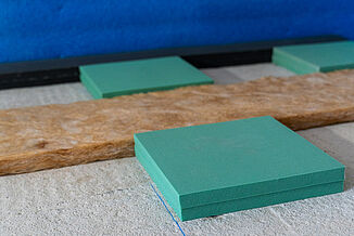 REGUFOAM vibration installed in the floor construction.