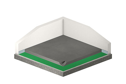 REGUPOL sound 15 under cement screed REGUPOL sound 15 under cement screed