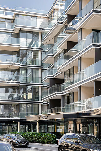 Entrance area of The Ambassy in Vienna.