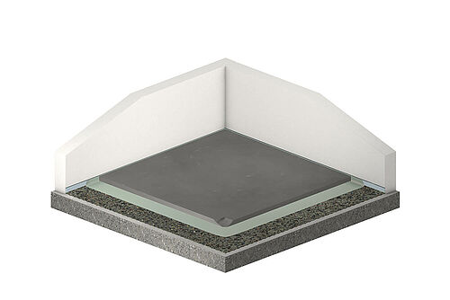 REGUPOL comfort 8 under cement screed REGUPOL comfort 8 under cement screed