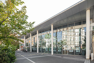 Entrance area of the Saint-Joseph hospital in Paris.