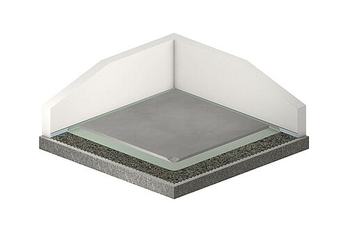 REGUPOL comfort 12 under Renoscreed REGUPOL comfort 12 under Renoscreed