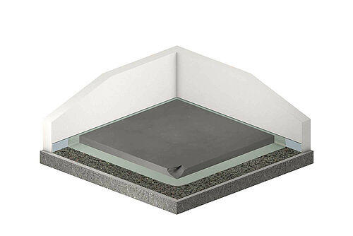 REGUPOL comfort 5 under cement screed REGUPOL comfort 5 under cement screed