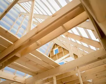 A solid timber house in shell construction.