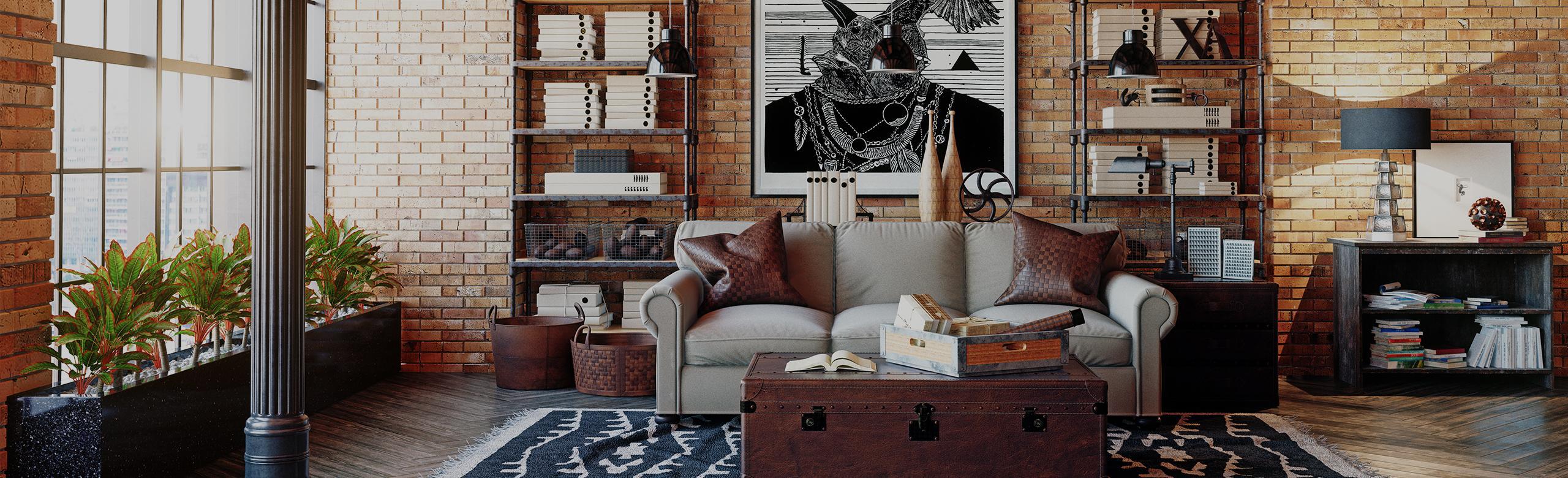 refurbishment acoustic solutions Loft flat in a renovated old building with wooden floors.