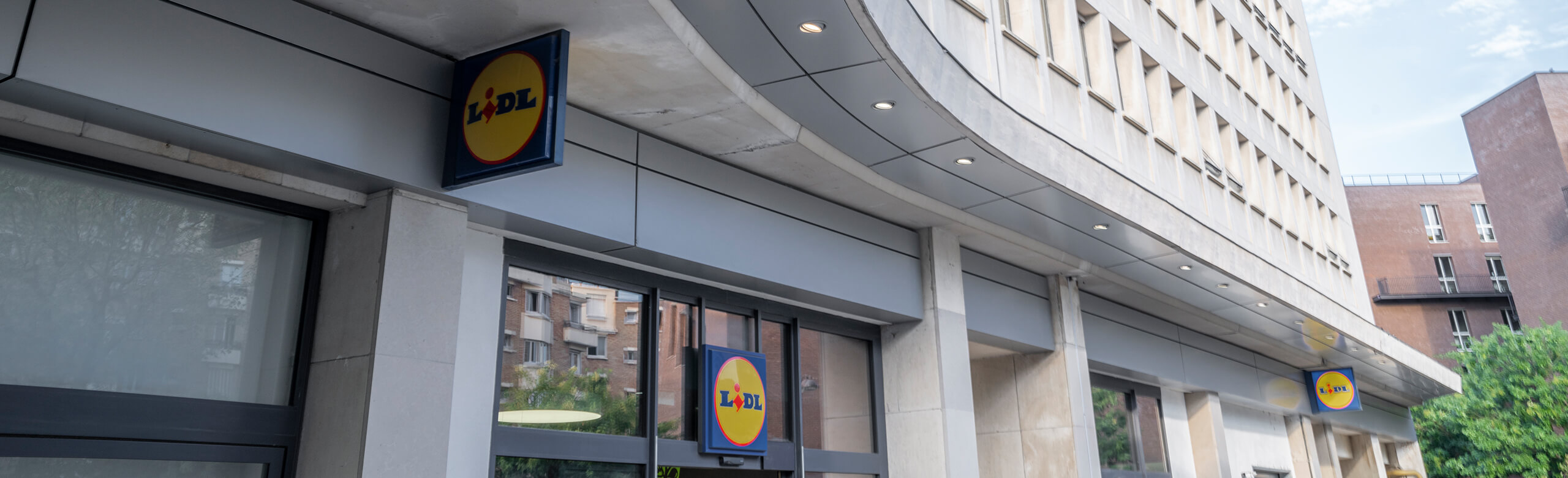 Lidl in a mixed-use project in Paris.
