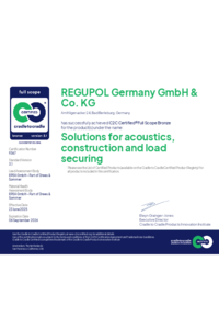 Cradle to Cradle Certified® Bronze (REGUPOL)