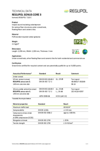 REGUPOL sonus core 3