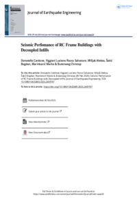 Seismic performance of RC frame buildings with decoupled infills