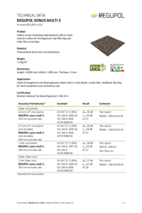 REGUPOL sonus multi 3
