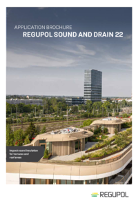 Impact sound insulation for terraces and roof areas