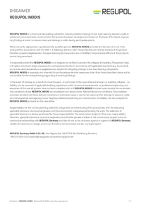 Disclaimer REGUPOL INODIS